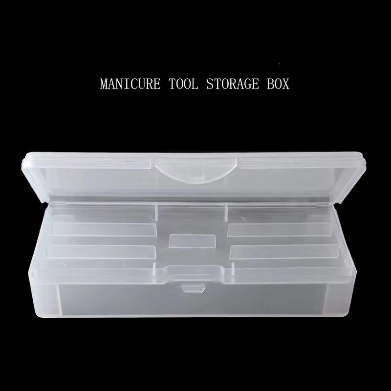 Boîte de rangement de finition à Double couche pour Nail Art