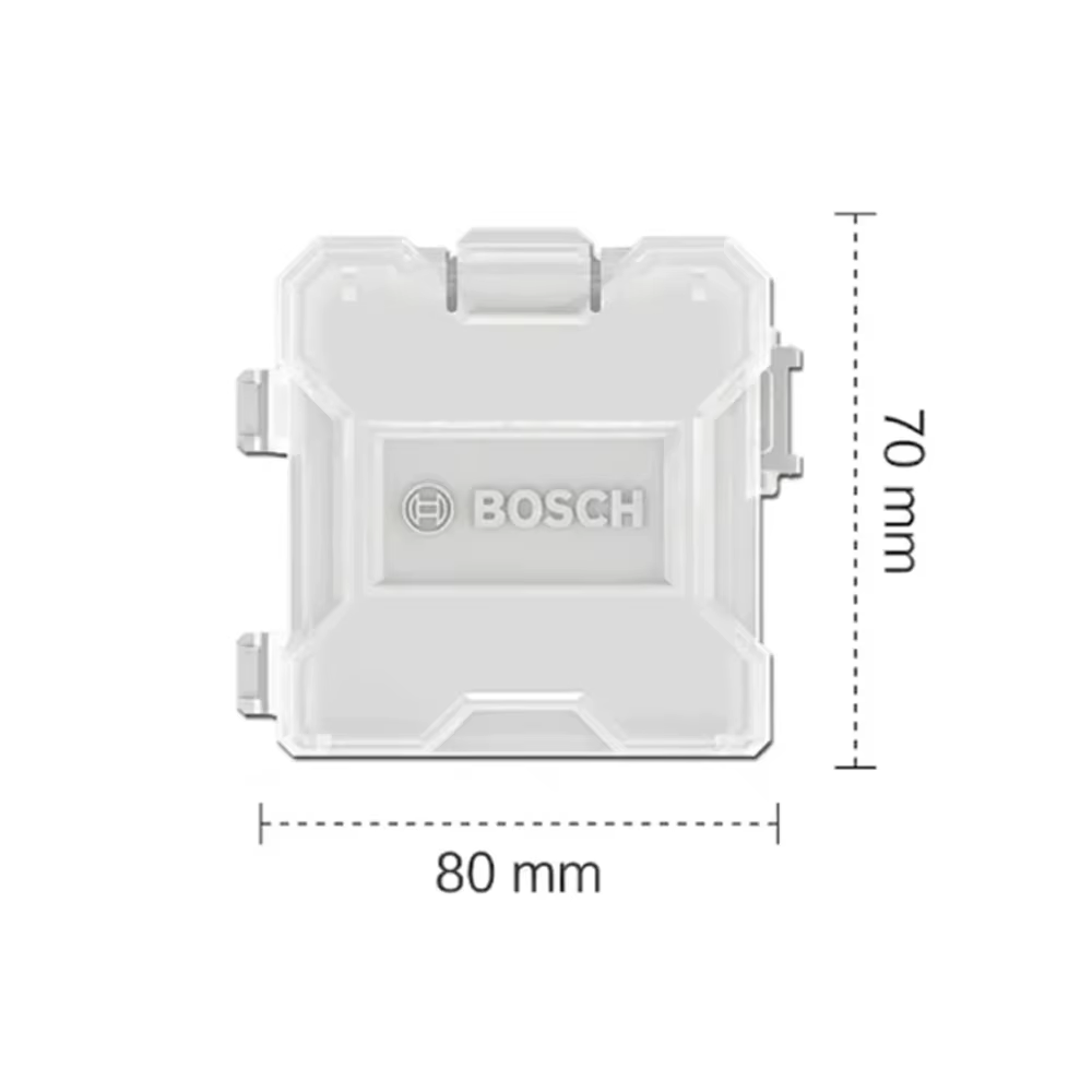 BOSCH Original Pick&Click – support pour tournevis et embouts de perçage, boîte de rangement multifonctionnelle pour bricolage, accessoire d'outillage combiné