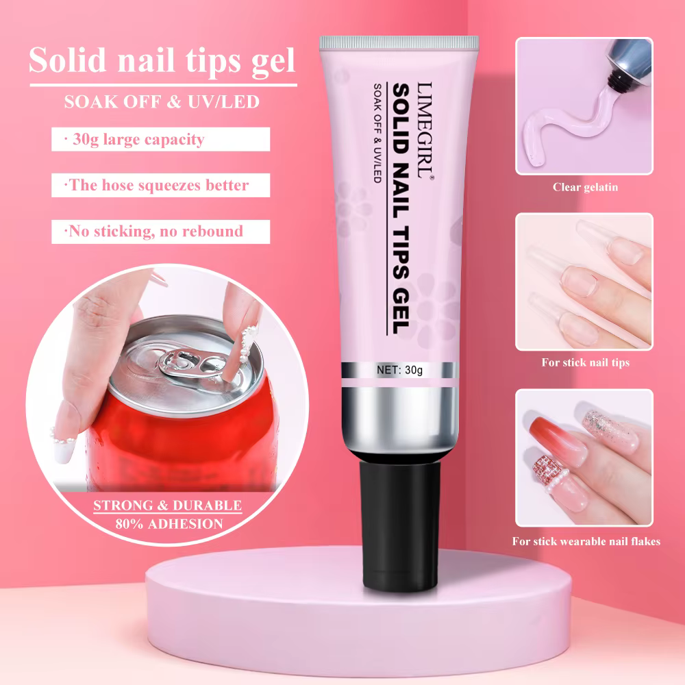LIMEGIRL 20 ml/30 ml forte Gel colle à ongles UV