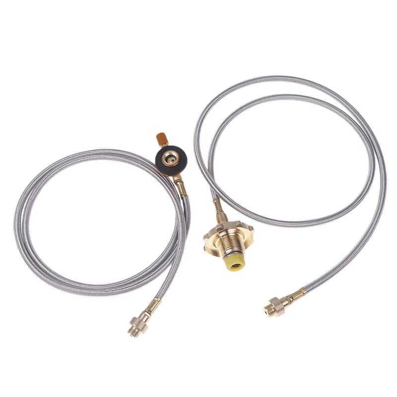 Tuyau d'extension GPL de 1 mètre pour réservoir de gaz plat, raccord de gonflage de gaz liquéfié