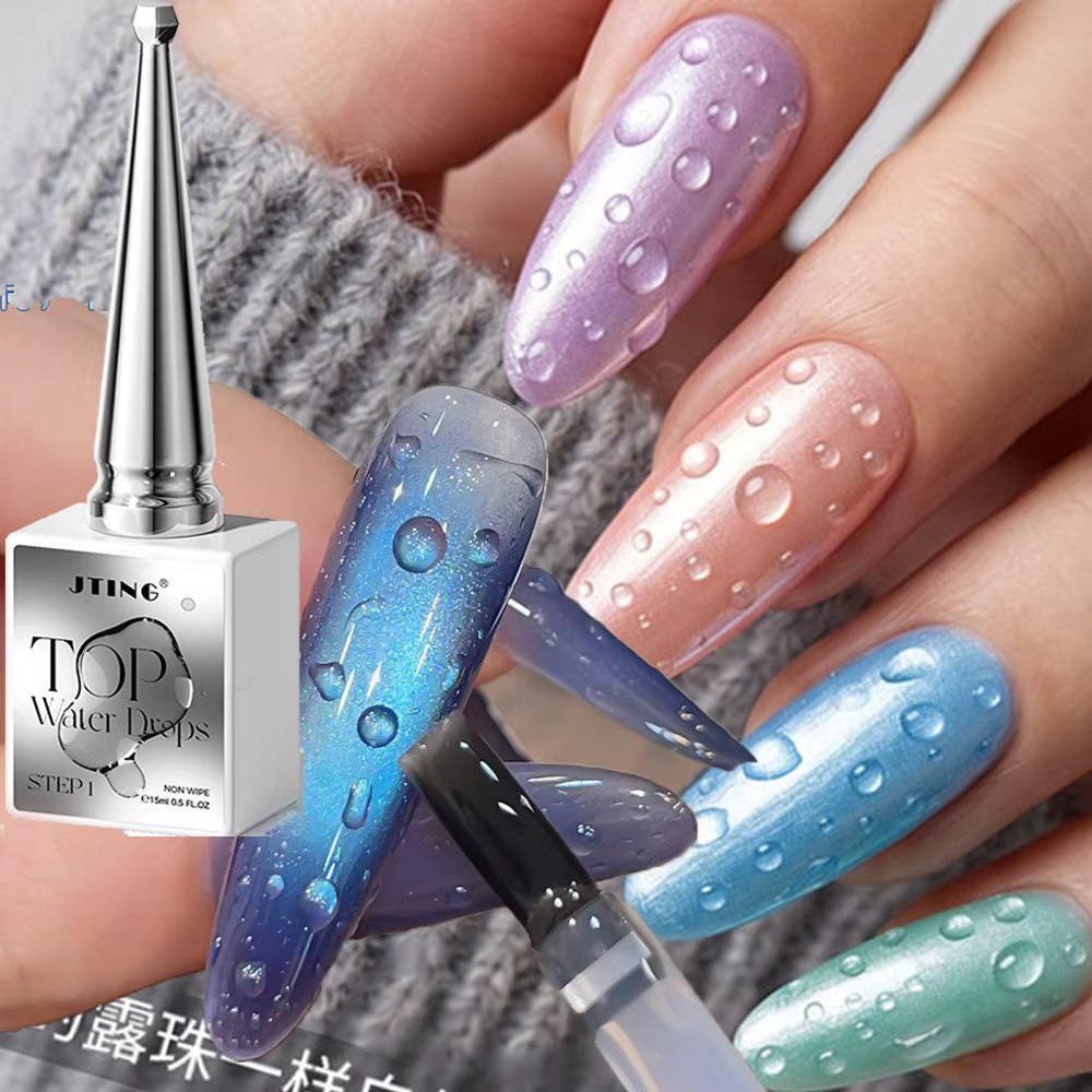 Gel de finition transparent effet goutte d'eau 15ml pour l'été