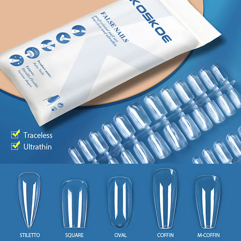 Matte presse sur les pointes des ongles couverture complète douce faux
