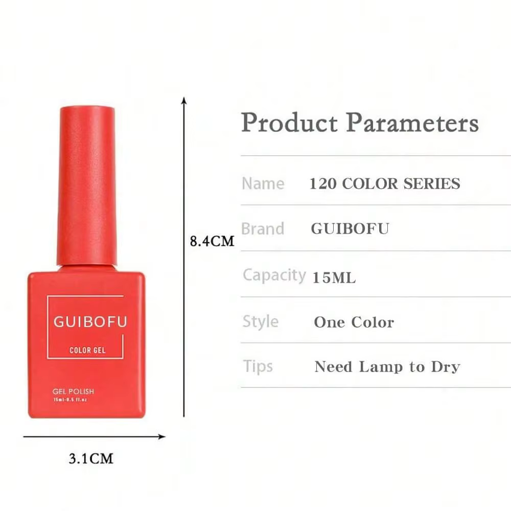 Lot de 3 vernis gel 15 ml
