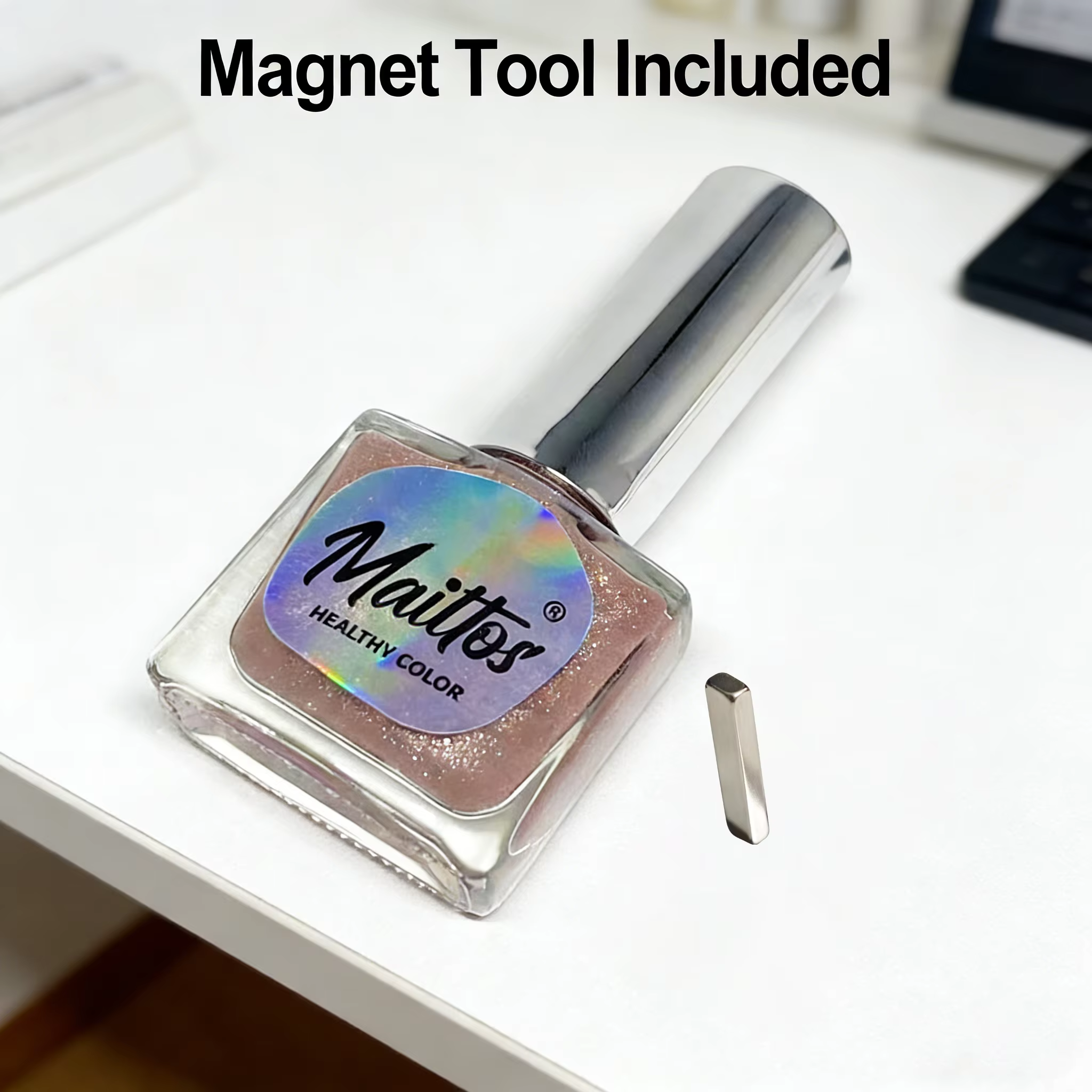Vernis à ongles à base d'eau effet œil de chat WA524 Sheer 12ml