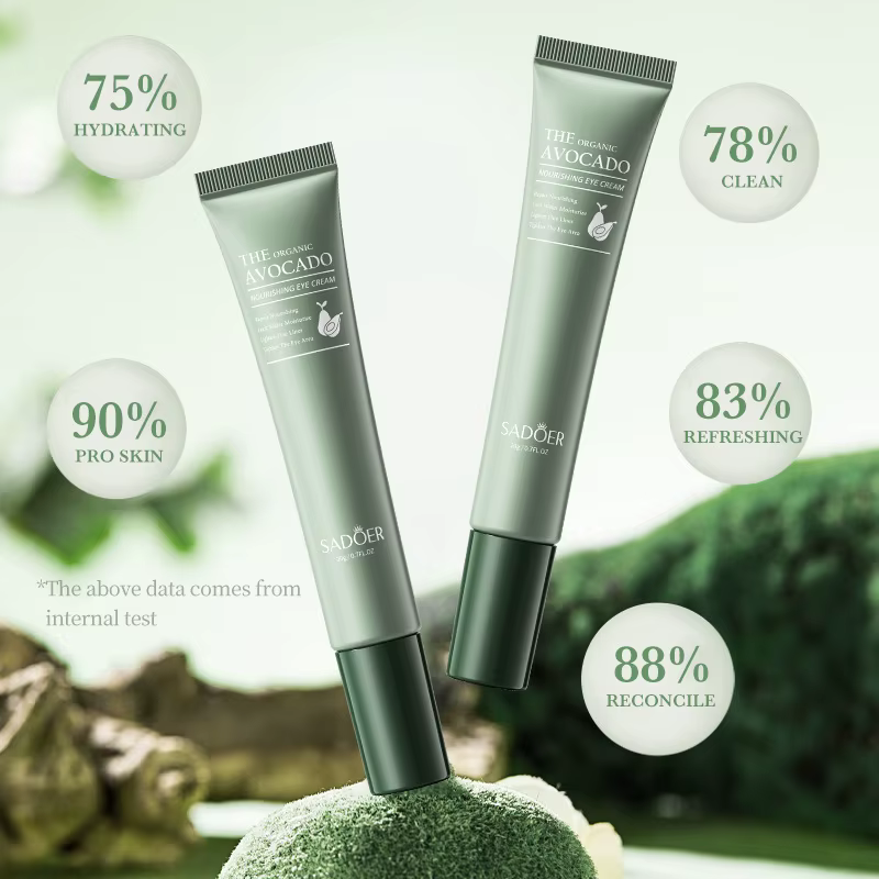 SADOER avocat crème pour les yeux Anti-rides cernes sac pour les yeux raffermissant hydratant tendre soin des yeux beauté santé soins de la peau
