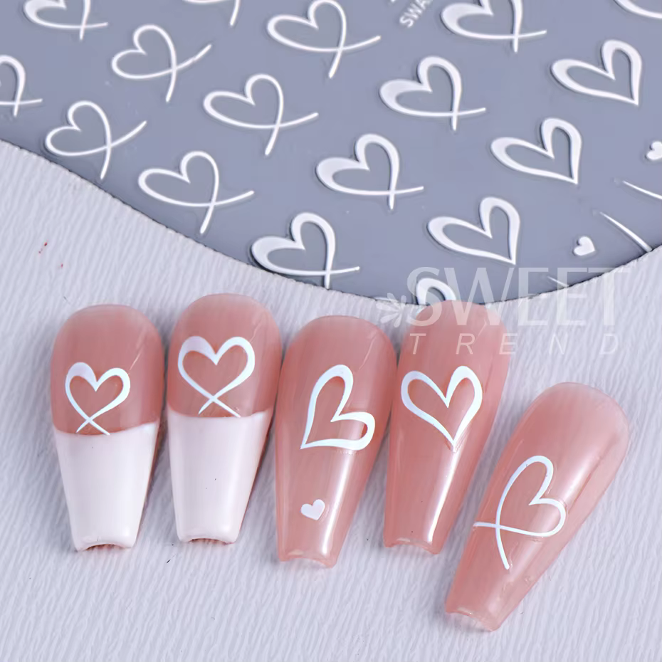 Autocollants 3D du Jour de Léon pour Nail Art