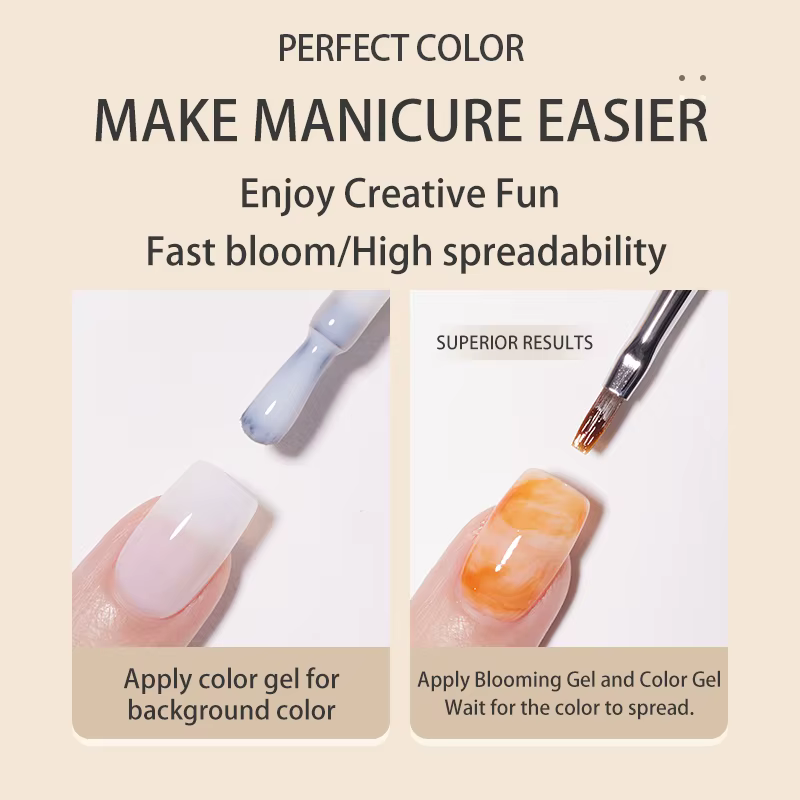 Vernis à ongles Gel floraison couleur parfaite 12ml