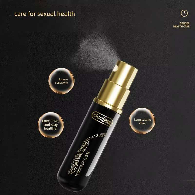 Spray retardateur pour hommes 6ml, Brume pour une performance intime prolongée, Absorption rapide, Non collant, Formule à base d'extraits végétaux, Usage externe