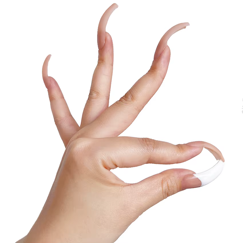 Embouts français longs pour ongles en gel acrylique