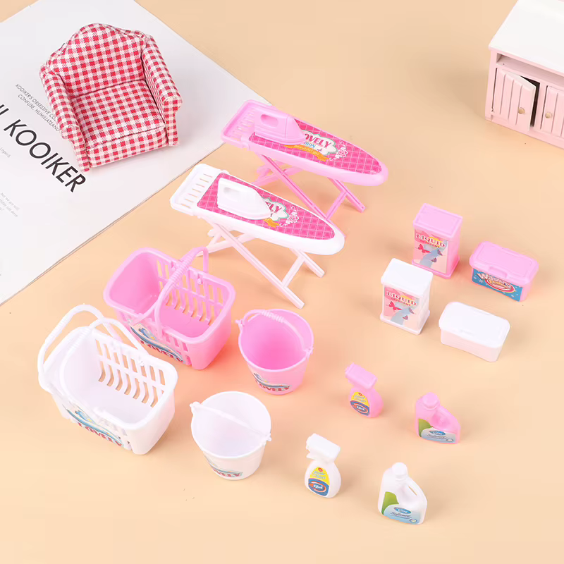 Mini panier à linge pour maison de courses, outil de blanchisserie l'inventaire, kit de fer à repasser électrique pour beurre, accessoires de bricolage, E27, 1 ensemble