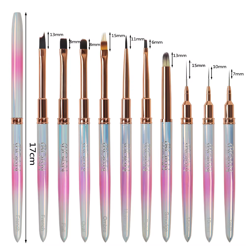 BQAN brosse à ongles nacrée