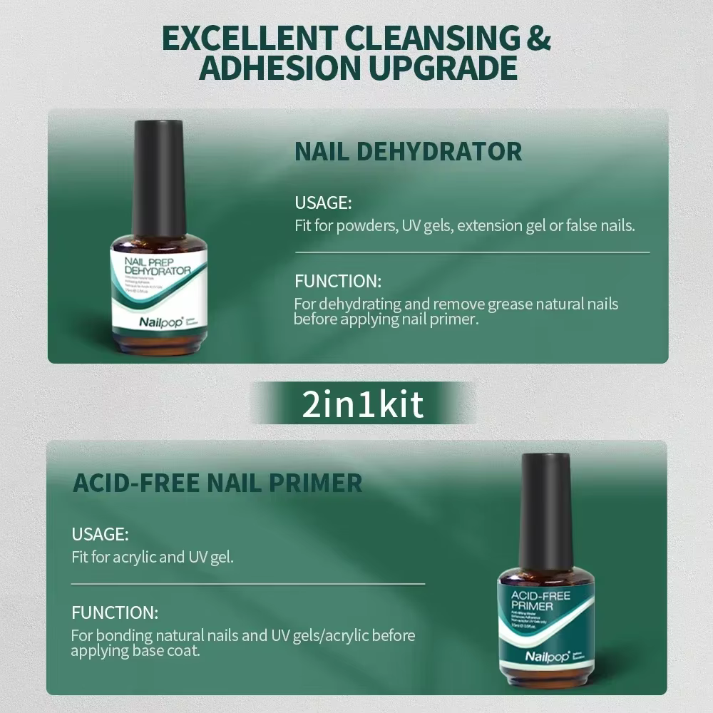 Déshydratant et primer pour ongles sans acide