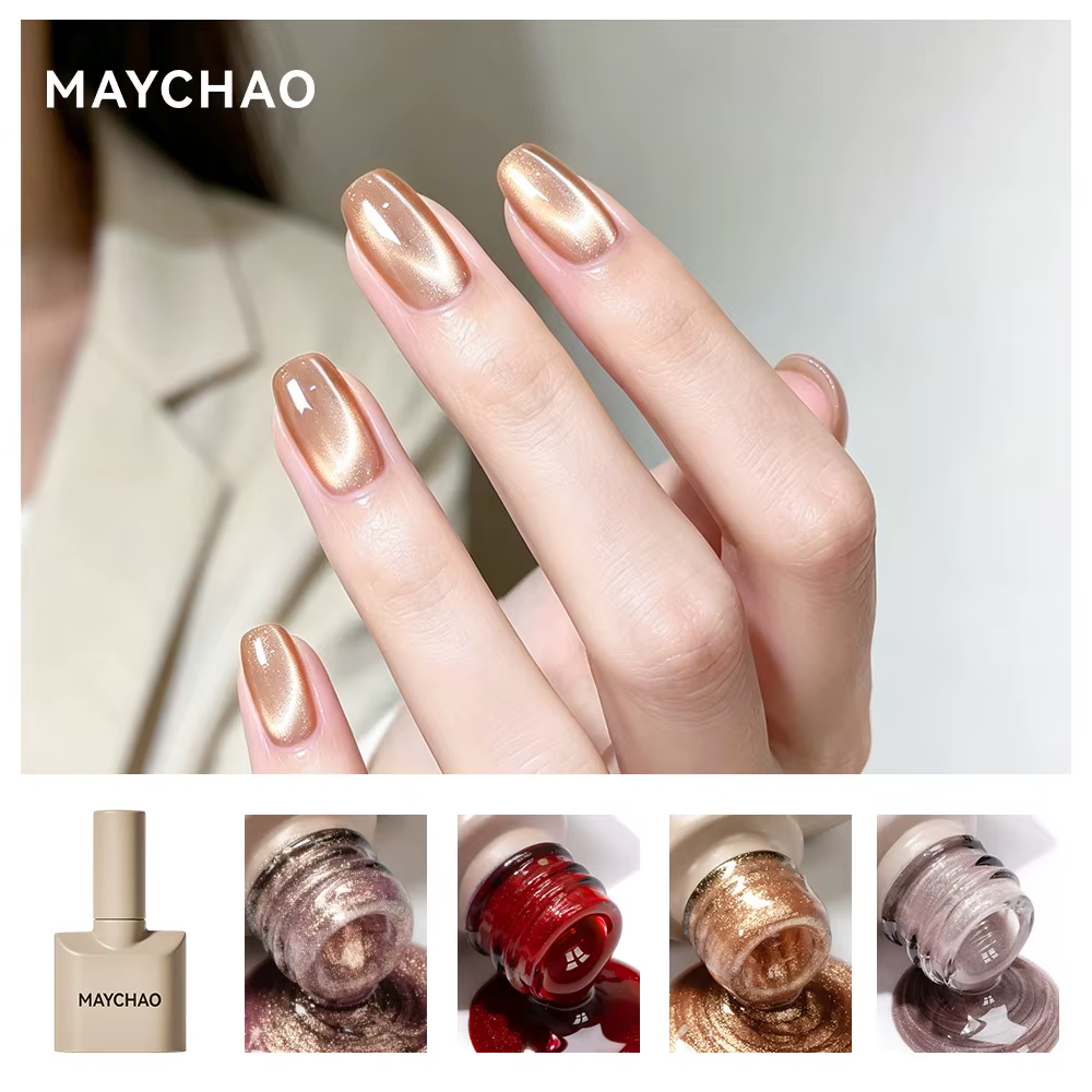 MAYCHAO – vernis à ongles en Gel magnétique effet œil de chat