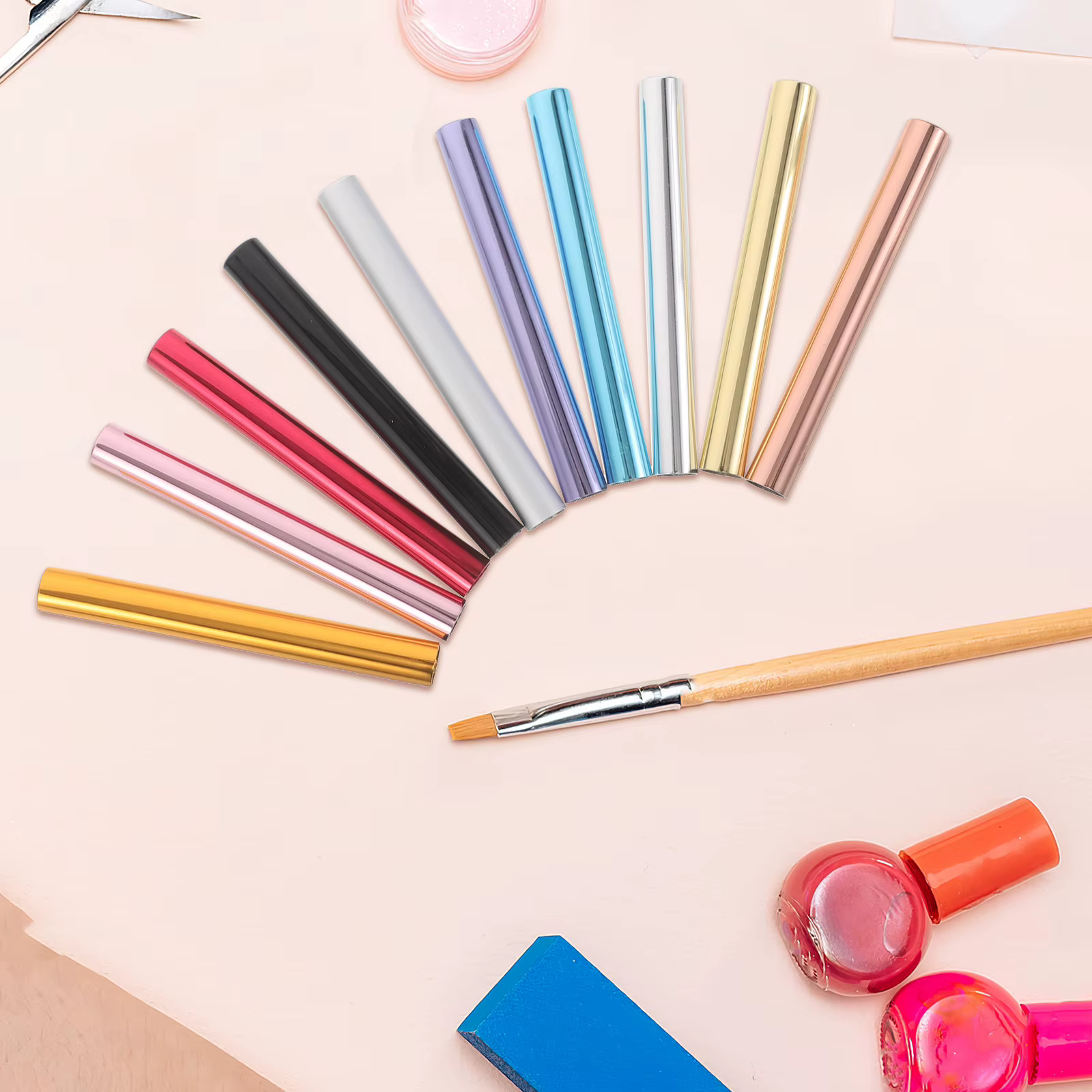 Protections pour pinceaux de nail art