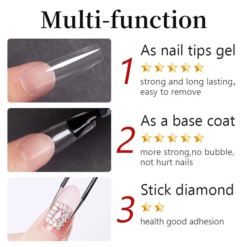 AWStorG 15ML ongles conseils colle Gel pour faux