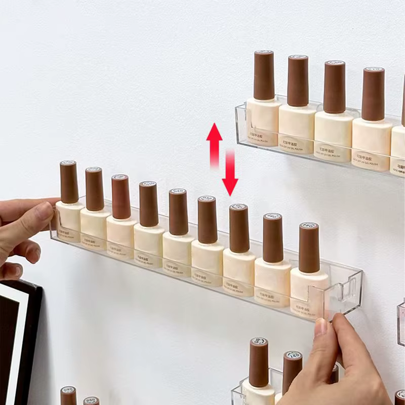 Salon de manucure vernis à ongles colle présentoir mural lunettes