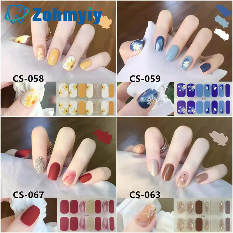 14 ongles simples imperméables à l'eau