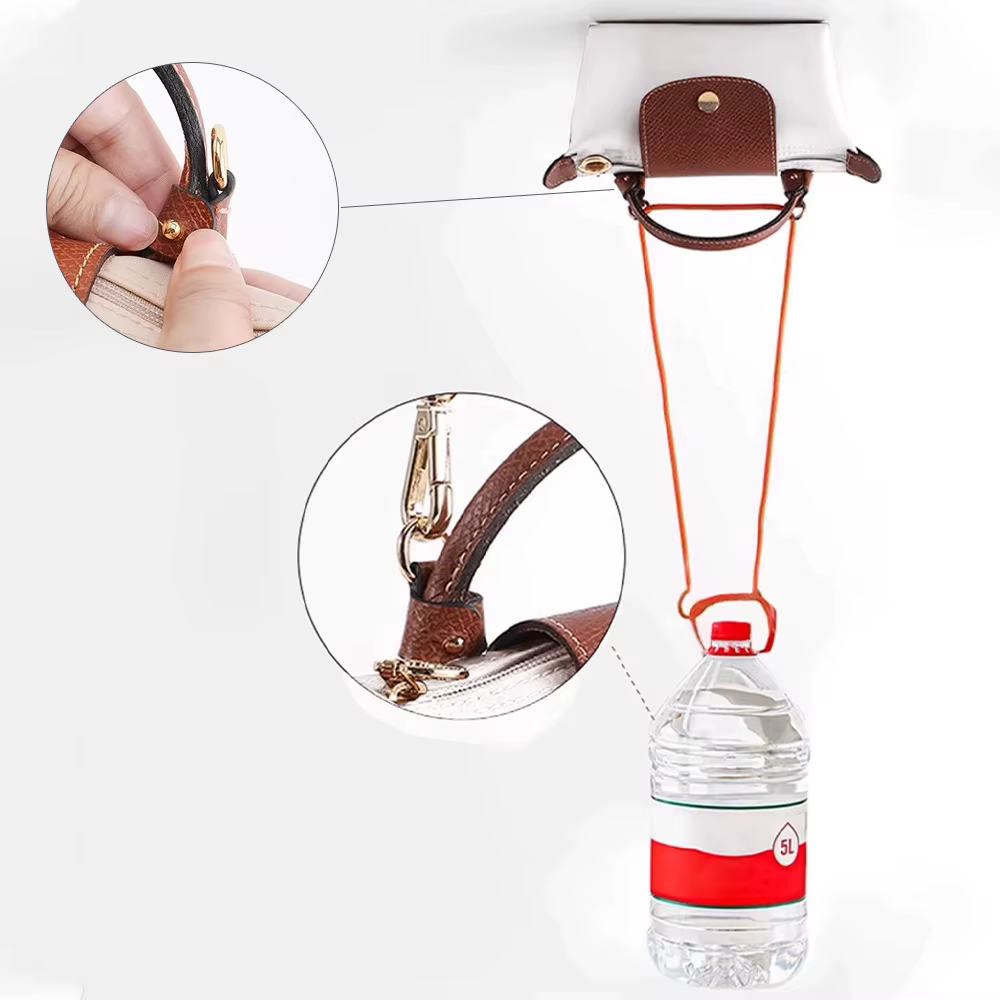 Sangle de sac à bandoulière en cuir pour Longchamp Mini, sangle de sac à bandoulière marron, ceinture de sac, accessoires de remplacement durables pour sac à main