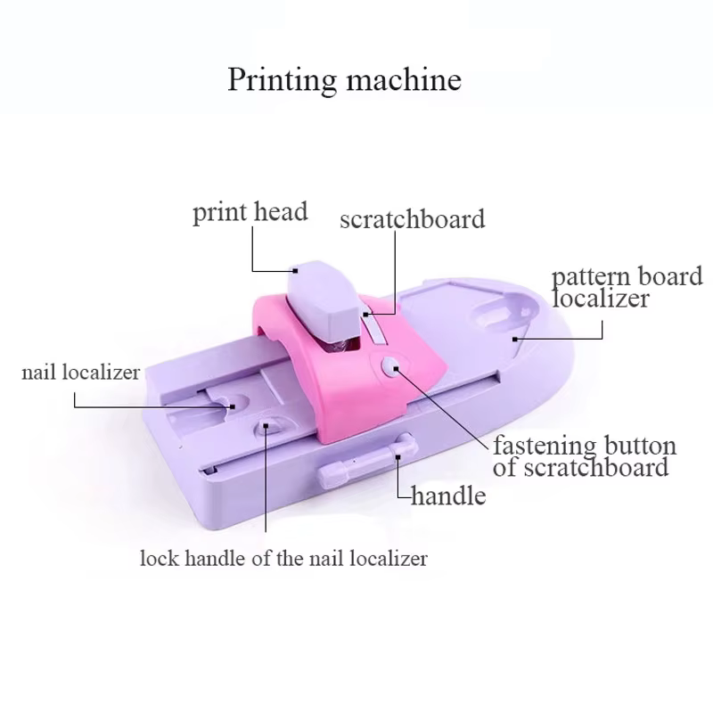 Machine d'impression manuelle pour Nail Art