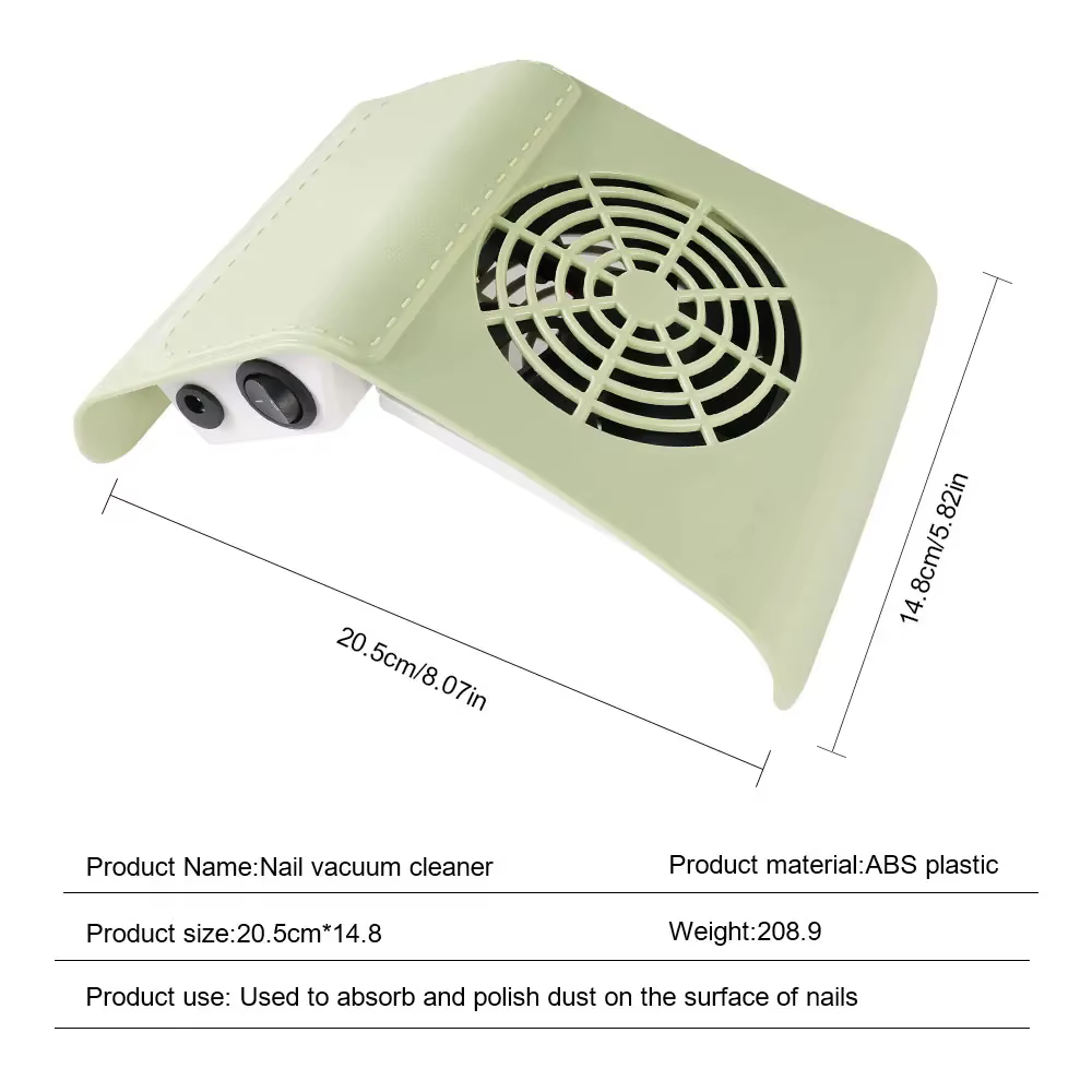 Aspirateur collecteur de poussière d'ongles professionnel-extracteur