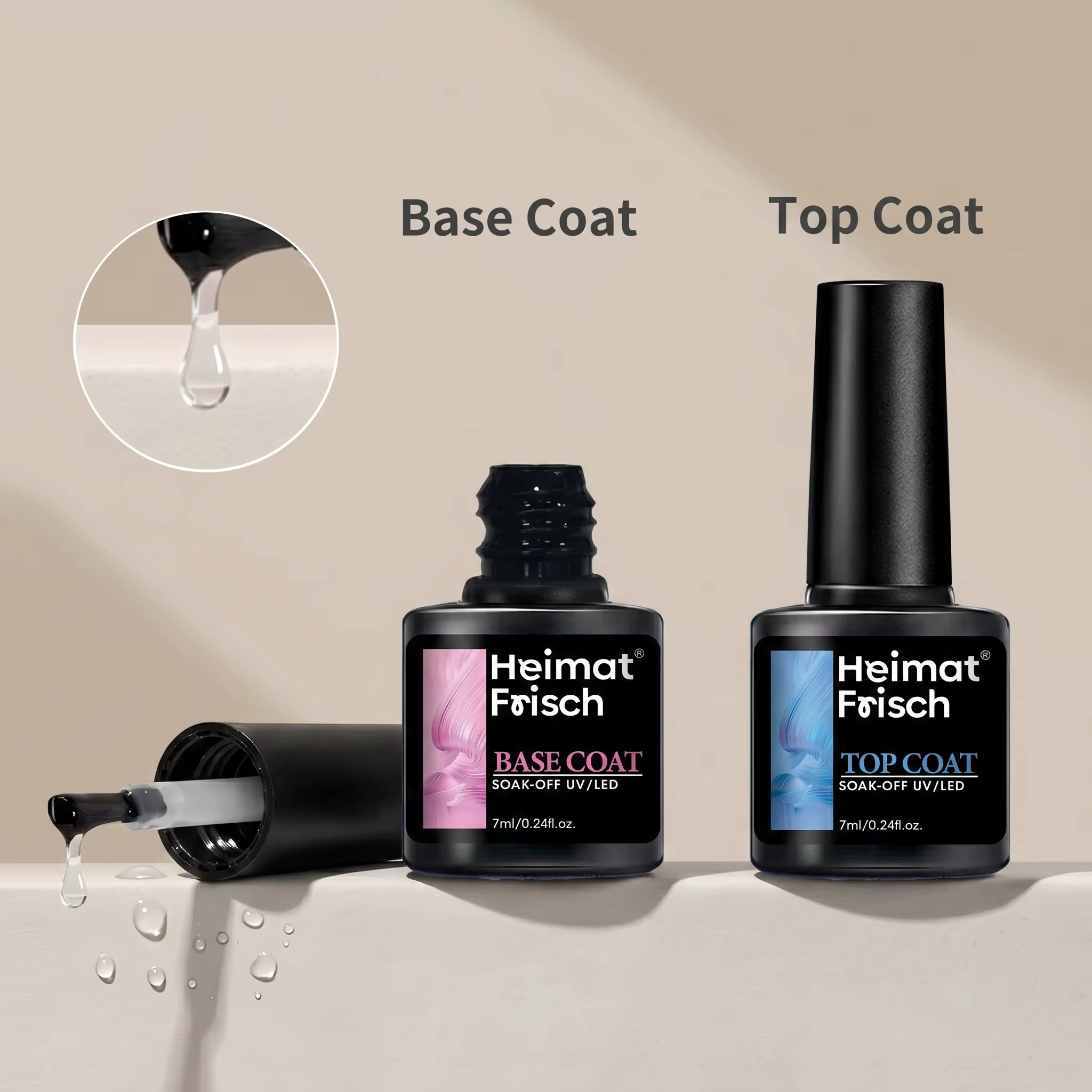Heimat Frisch 7ml Gel à ongles multifonctionnel : élimine le gel LED