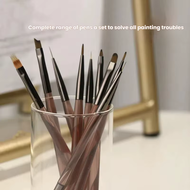 Ensemble de brosses à ongles de Style japonais