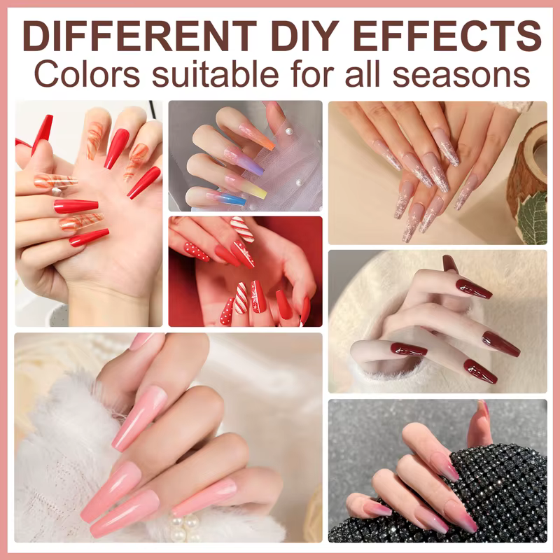 42 pièces/ensemble Kit de vernis à ongles Gel ensemble