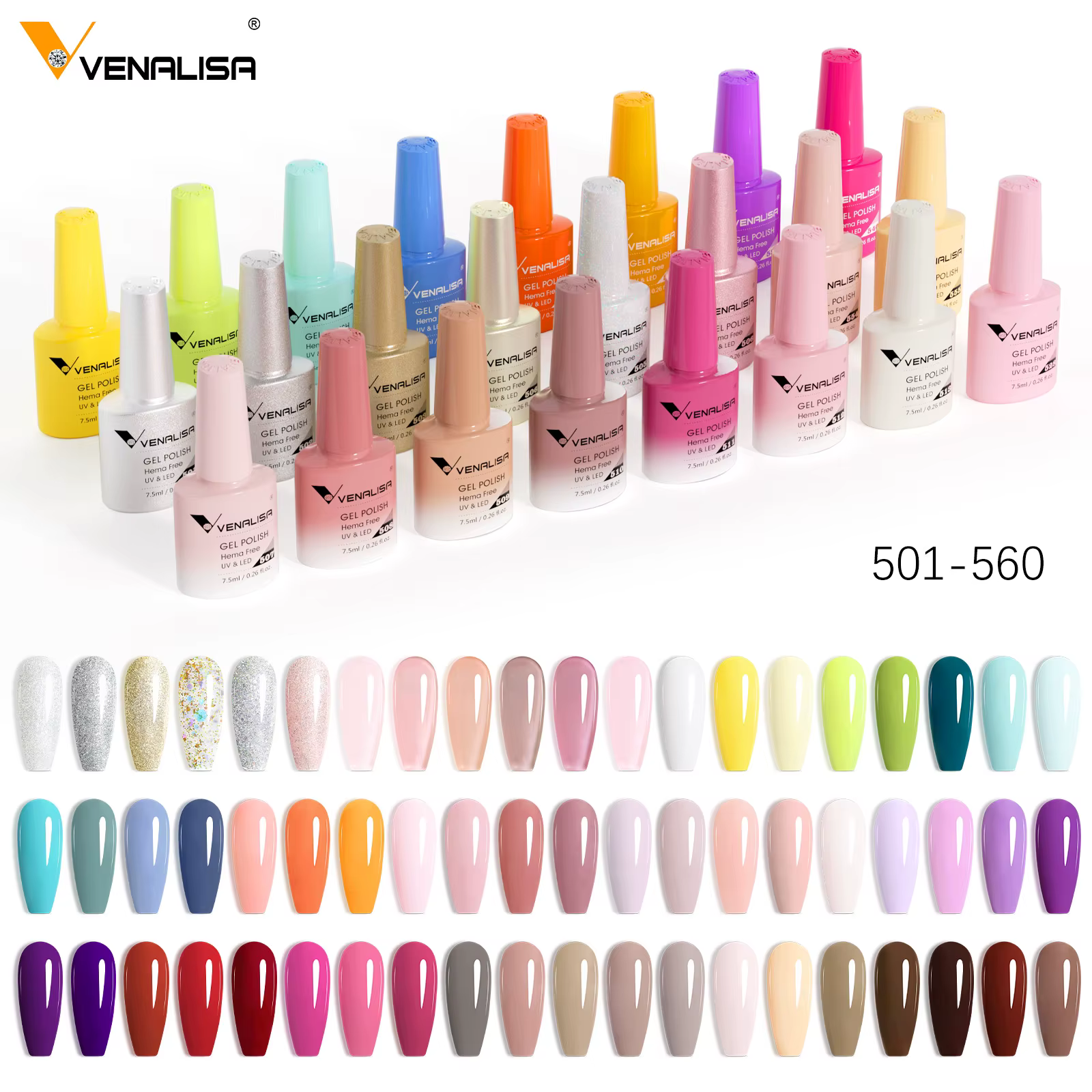 VENALISA VIP5 vernis à ongles 7.5ml HEMA/TPO
