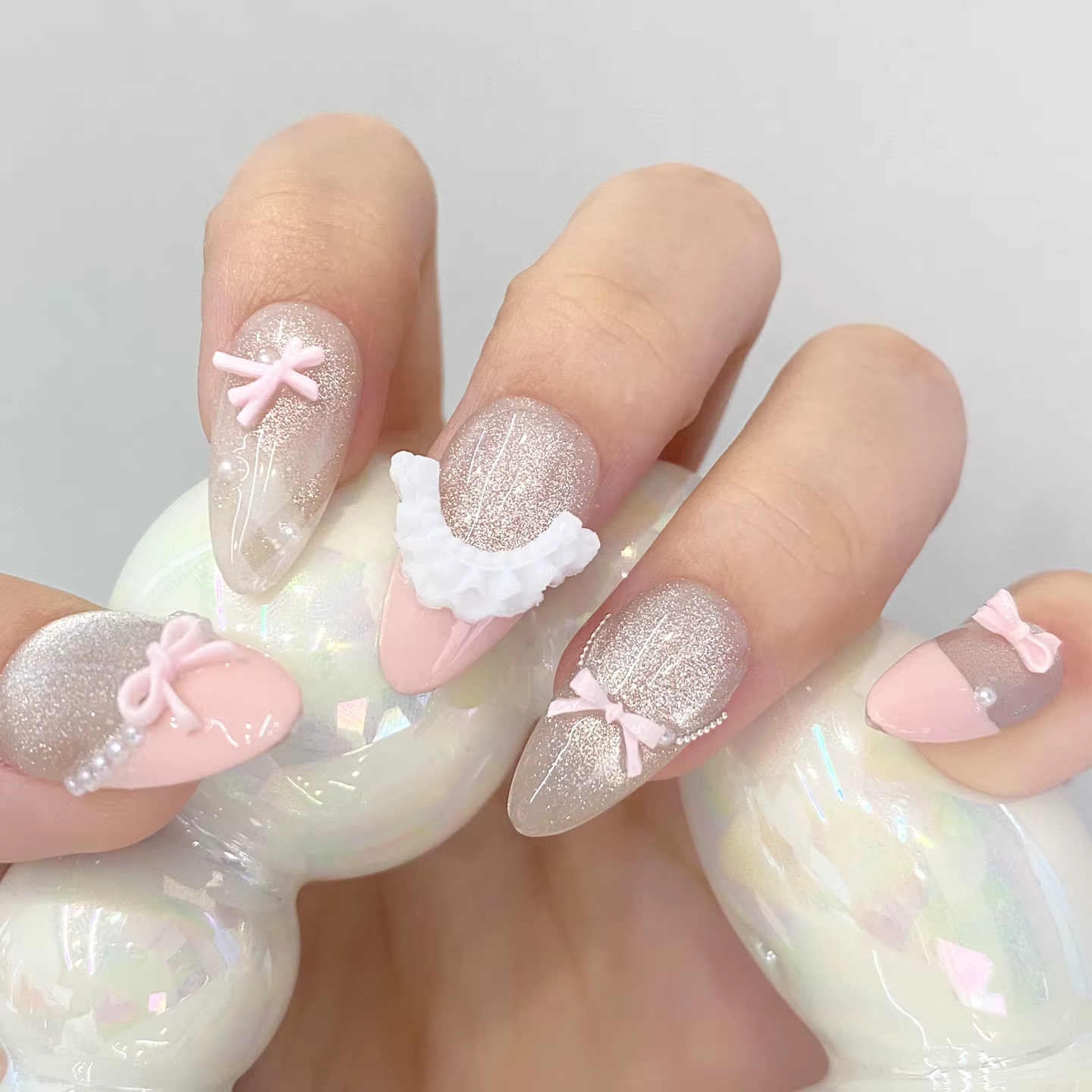 Décorations françaises en dentelle sculptée pour Nail Art
