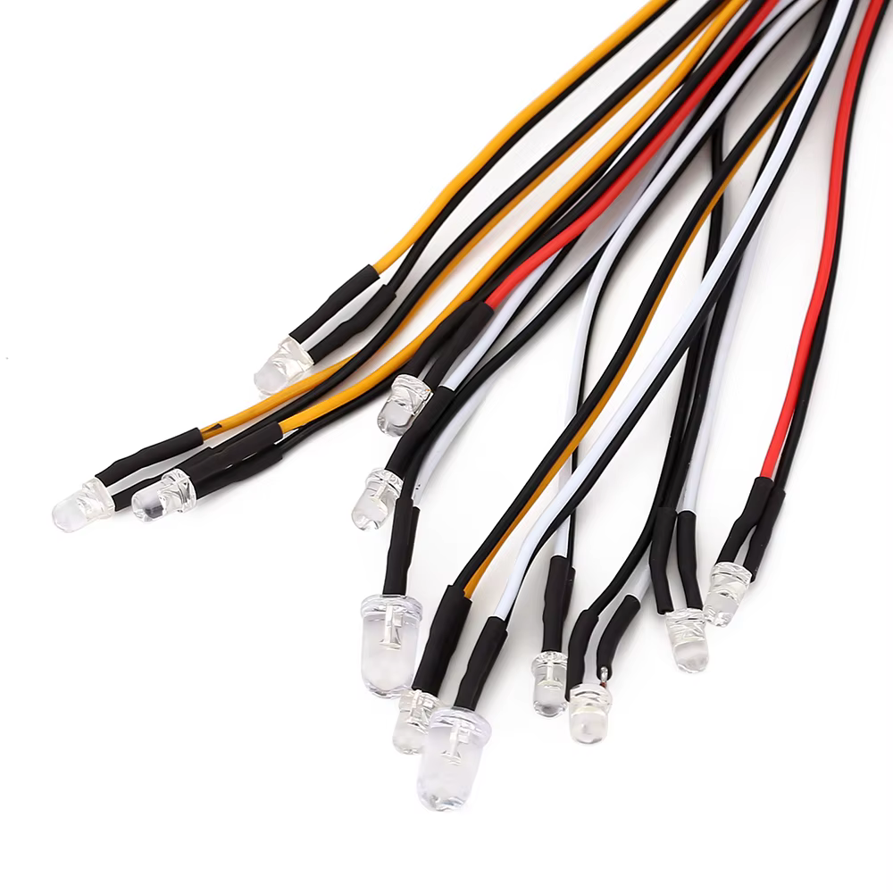 Kit de 12 lampes Flash LED pour voiture RC, accessoires pour chenille 1/10 RC D90 D110 D130 Defender, coque rigide, pièces de voiture RC