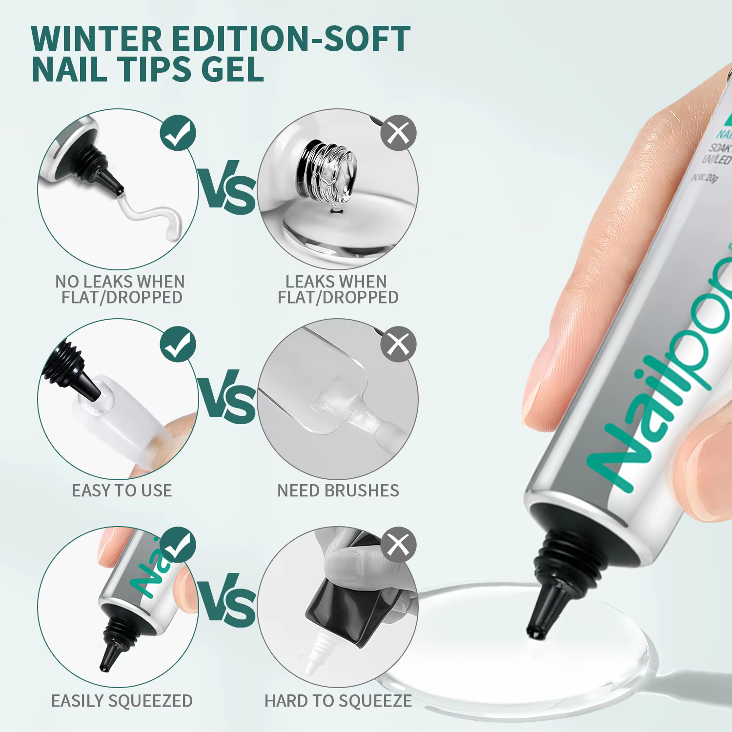 Nailpop – Capsules d'ongles souples en gel
