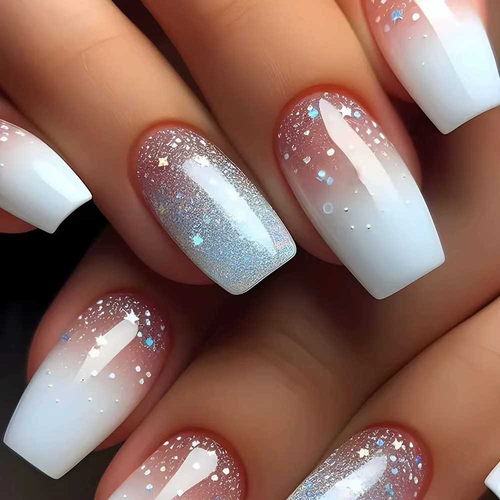 24 faux ongles à presser