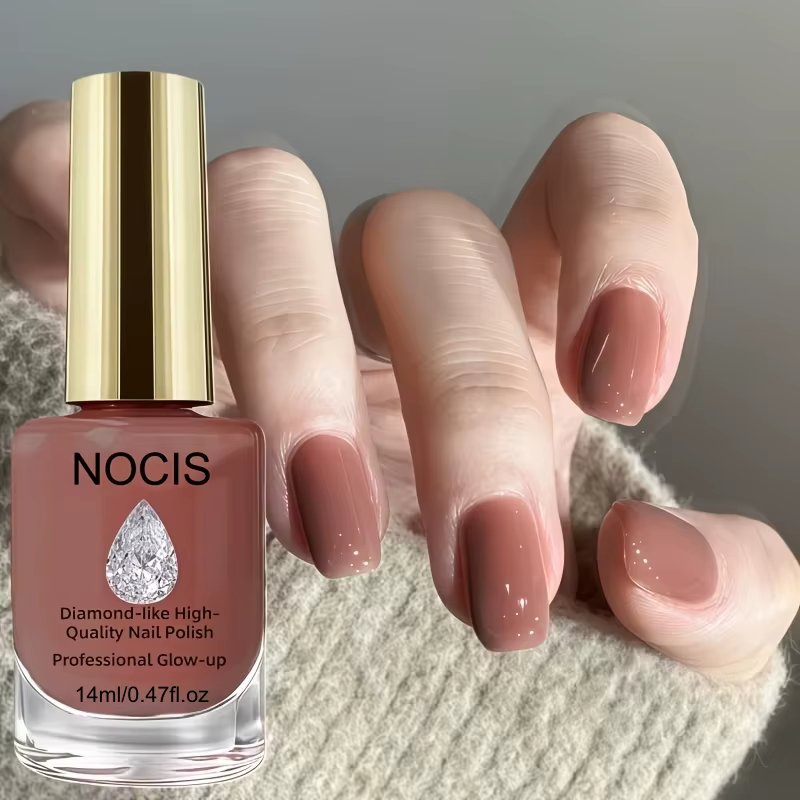 NOCIS 14ml Un vernis à ongles rouge-brun haut de gamme pour l'automne et l'hiver qui crée une ambiance magnifique