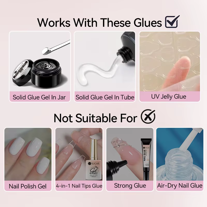 UR SUGAR 55ml faux ongles conseils solide Gel dissolvant