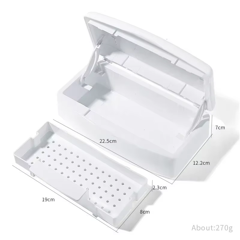 Plateau de stérilisation pour les ongles