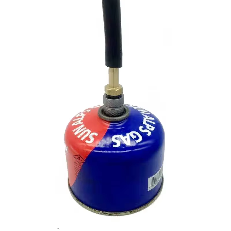 Valve d'adaptation de gaz GPL – Raccord en laiton anti-fuite pour le camping/randonnée, accessoires de randonnée portables (voir universel)