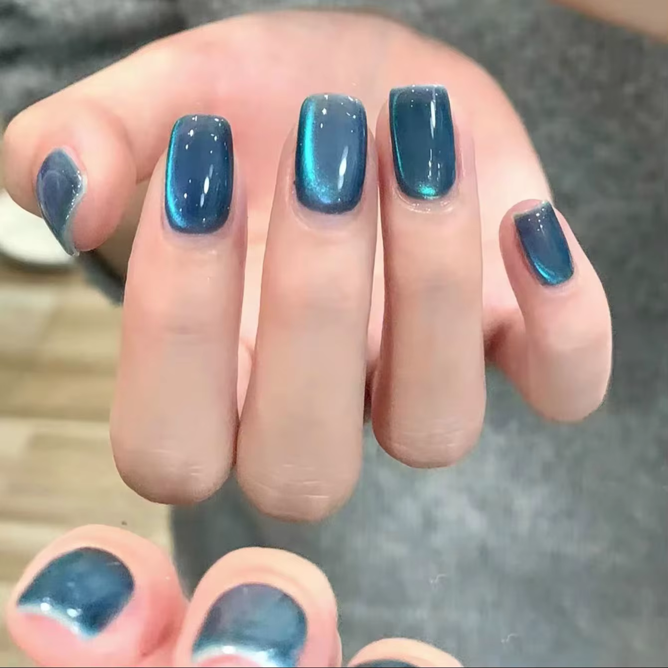 ZH 12ML 2026 Nouveau Gel Magnétique Bleu Lac de Rhin Effet Chat