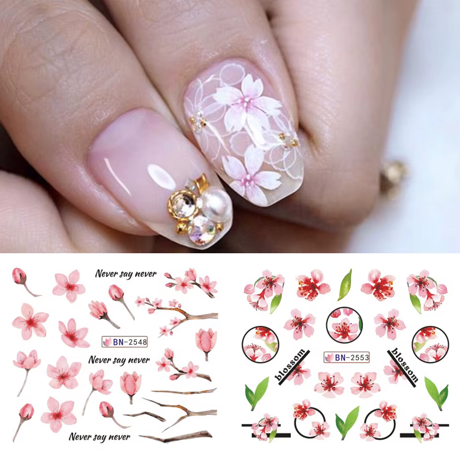 Autocollants à l'eau pour ongles