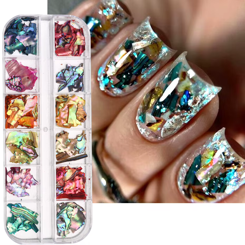 12 grilles de paillettes brillantes