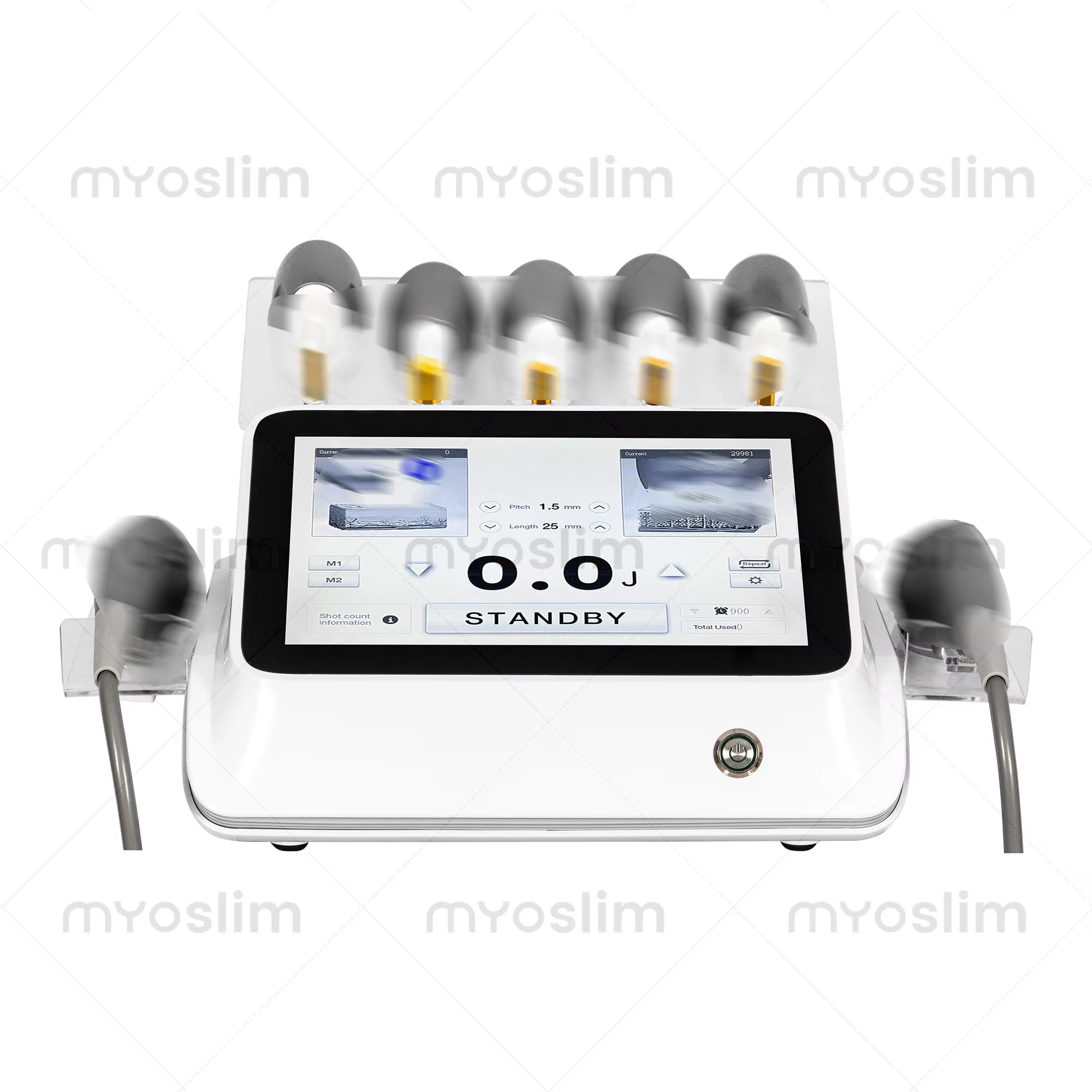 Appareil professionnel de soin de la peau et d'amincissement par ultrasons HIFU 7D, radiofréquence RF et EMS pour salons de beauté