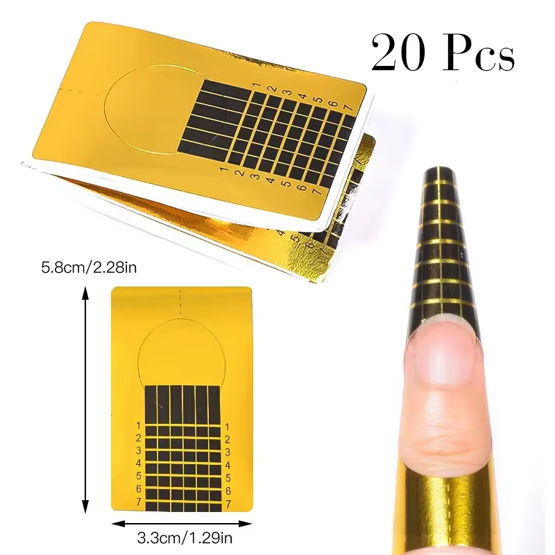 1 paquet de pointes de manucure française
