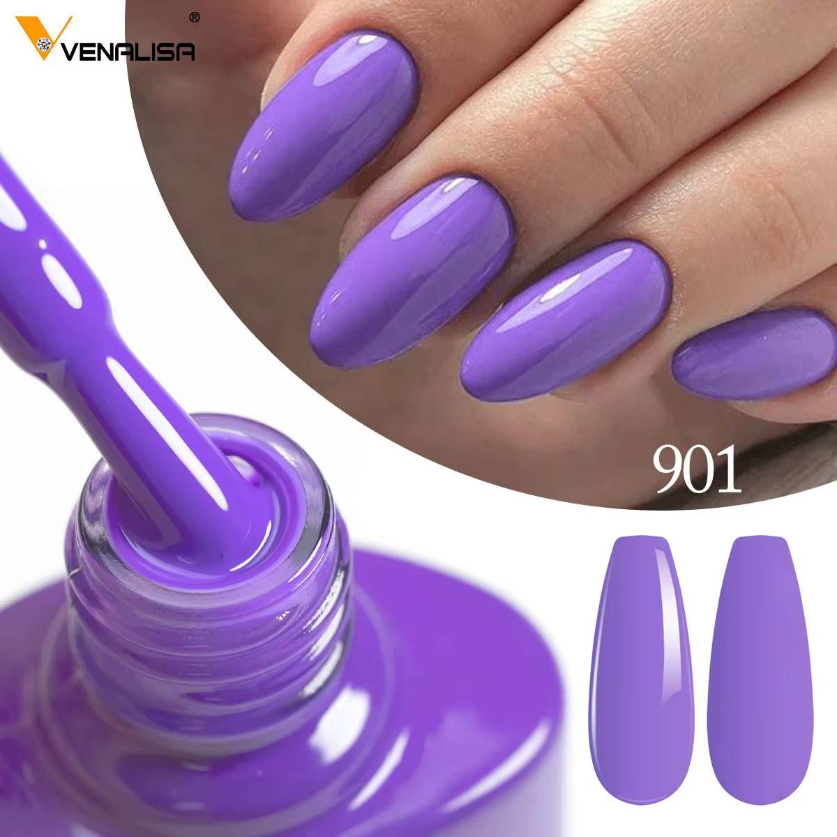 VENALISA vernis à ongles Semi Permanent CANNI approvisionnement 7.5ml tremper organique UV LED
