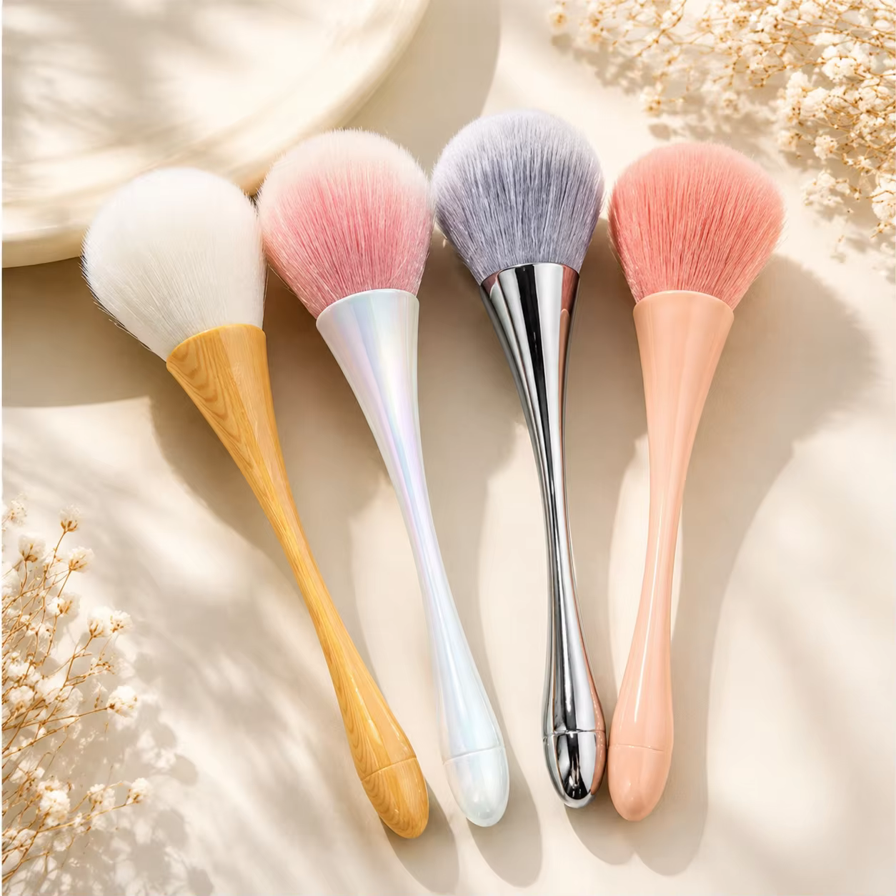 Brosse de nettoyage de la poussière des ongles