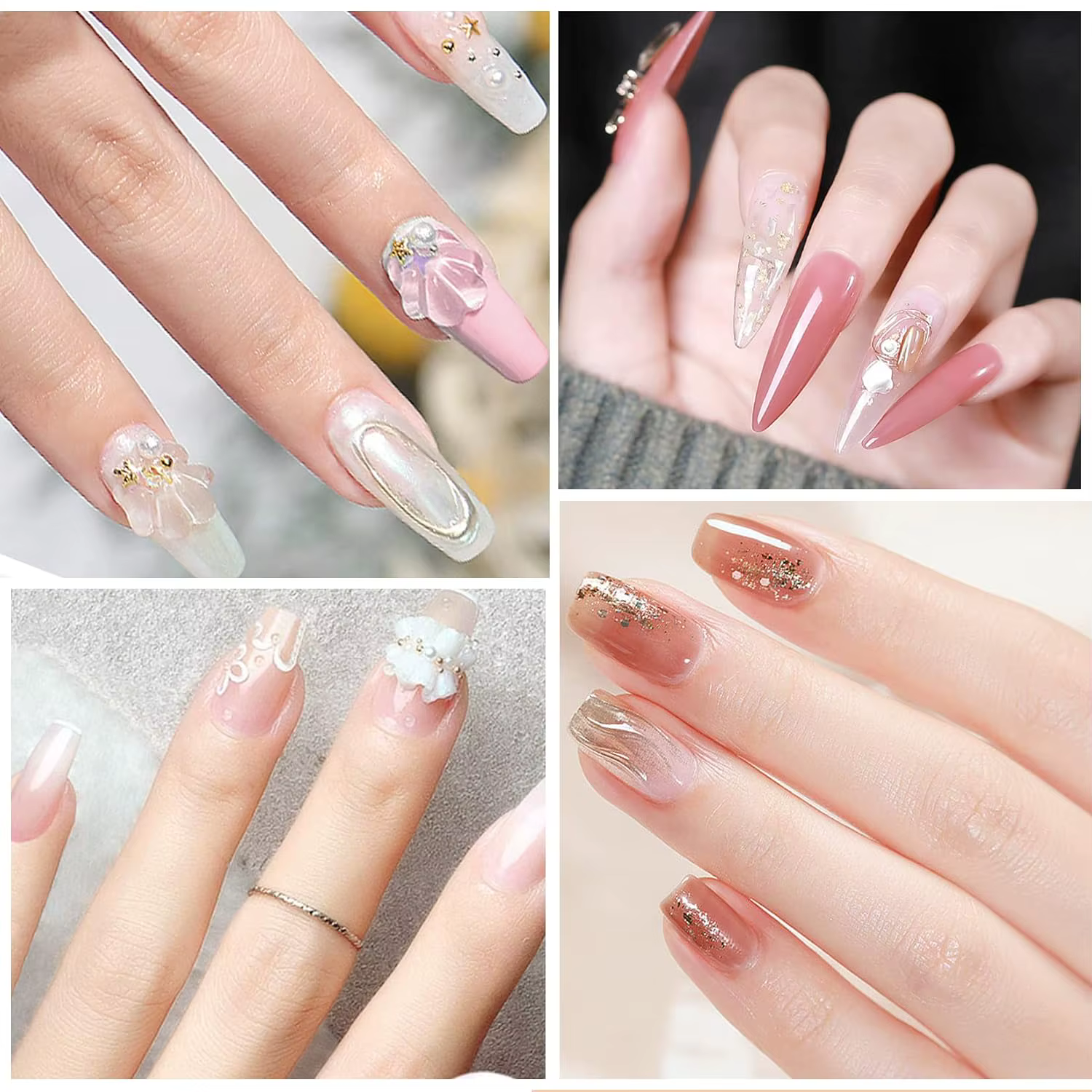Kit de construction de gel solide NOCIS 15g pour nail art DIY - Gel d'extension 4-en-1