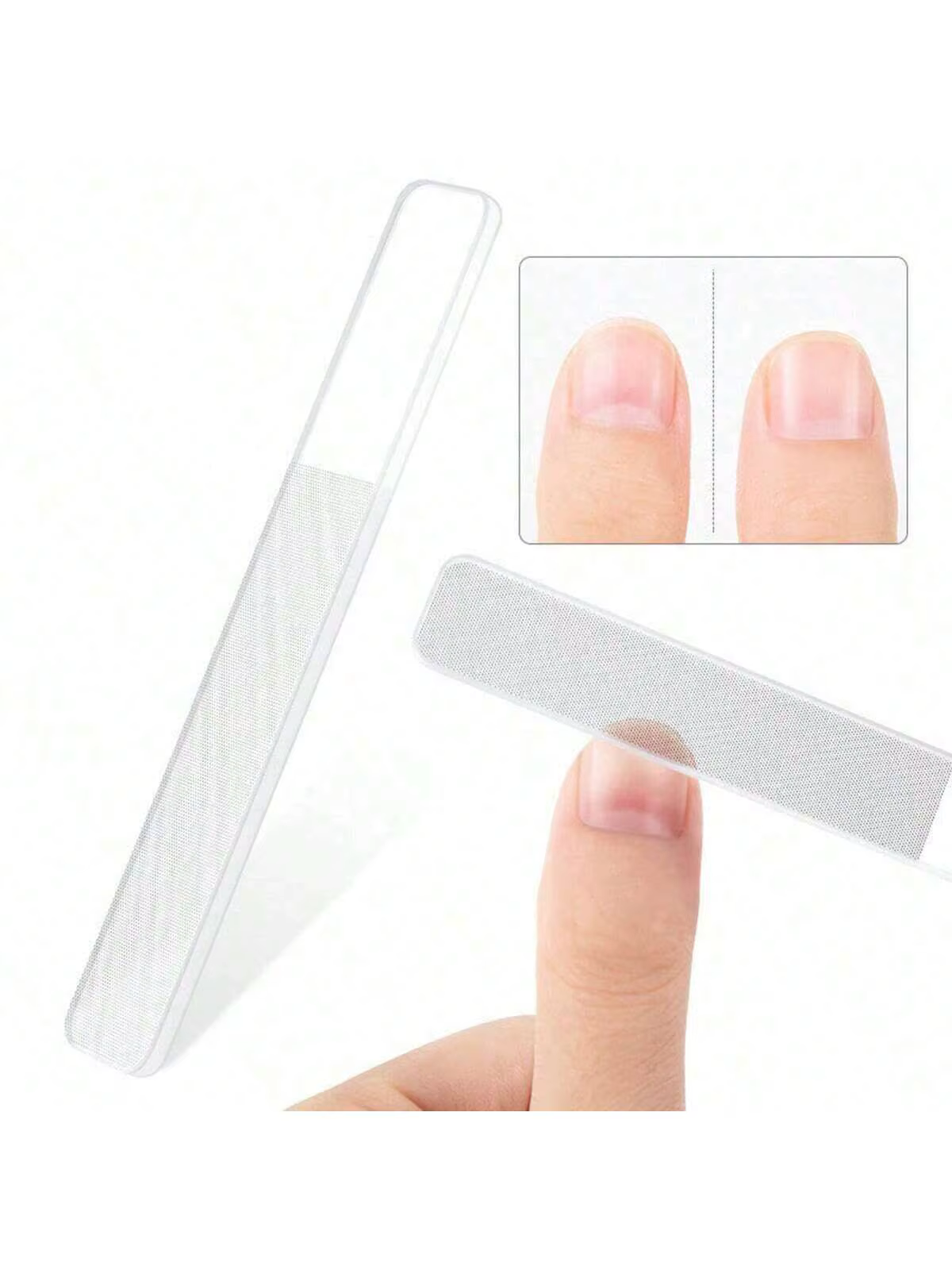 Limes à ongles en verre Nano