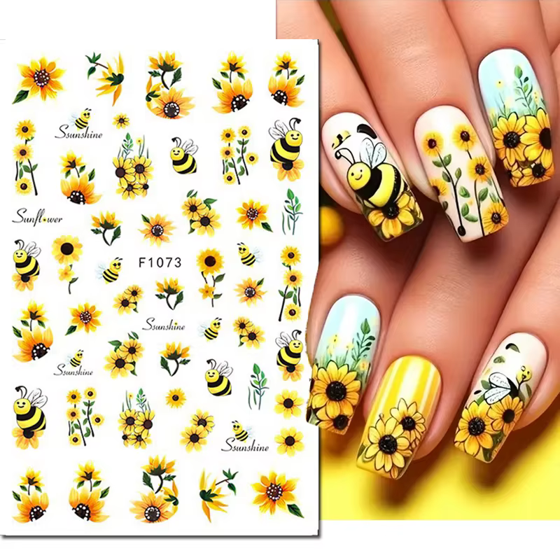 Autocollants 3D pour Nail Art