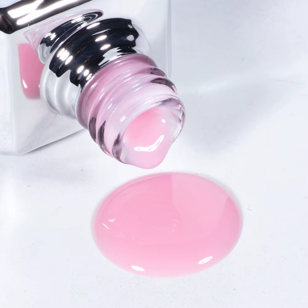 KODIES GEL rose glace caoutchouc Base Gel vernis à ongles Structure translucide Camouflage Gel