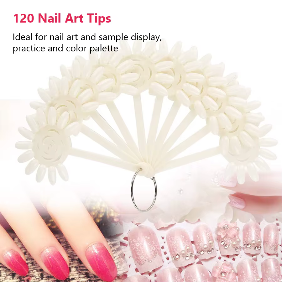 Faux vernis à ongles naturel et transparent