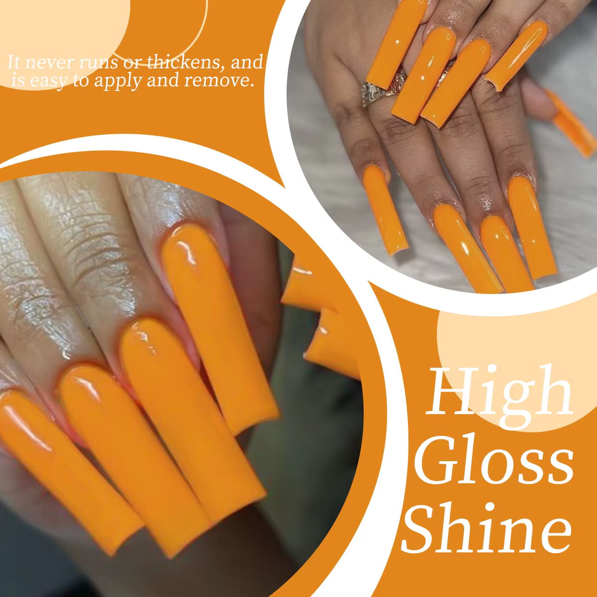 Vernis à ongles gel à usage unique de 15 ml