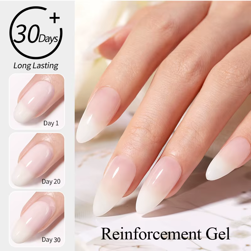 BORN PRETTY 250g Gel de renfort garder les ongles C Arc UV Gel de Construction épaisseur Gel de Base pour une durabilité plate Super couche de finition